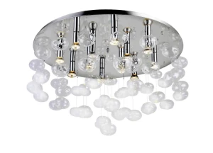 Azzardo Plafon kryształowy szklany 12-punktowy 80cm AZ2571 z serii LUVIA
