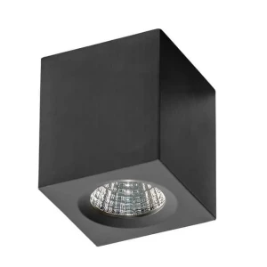 Azzardo Oprawa sufitowa metalowa czarna kwadratowa AZ2787 z serii NANO