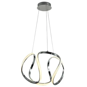 Lampa wisząca LED chromowana designerska 52cm P01663CH z serii TOKYO - Cosmo Light