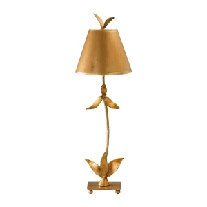 Lampa stołowa złota metalowa w kształcie kwiatu FB/REDBELL/TL GD z serii REDBELL - Elstead Lighting