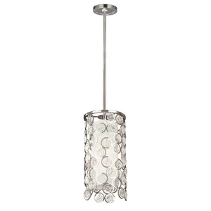 Lampa wisząca chromowana szklana cylindryczna FE/LEXI/MP z serii LEXI - Elstead Lighting