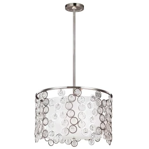 Lampa wisząca chromowana szklana 3-punktowa FE/LEXI/P z serii LEXI - Elstead Lighting