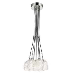 Żyrandol chromowany szklany 7-punktowy FE/RUBIN/7P z serii RUBIN - Elstead Lighting