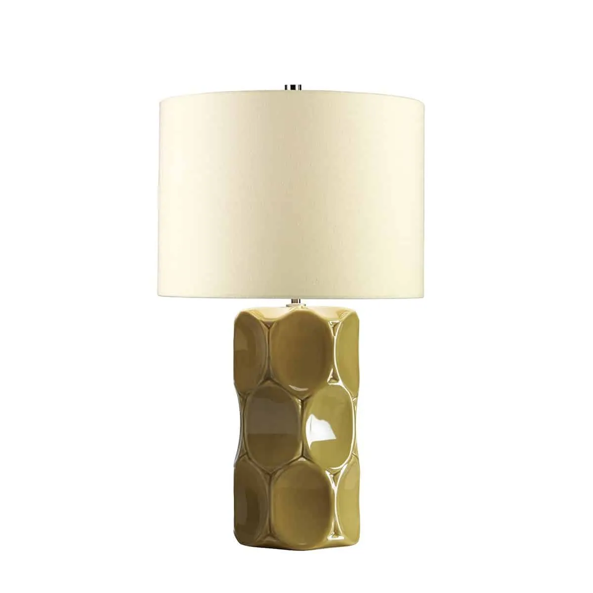 Lampa stołowa ceramiczna zielona z abażurem 61cm GREEN RETRO/TL - Elstead Lighting