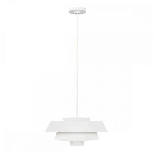 Lampa wisząca metalowa biała 46cm FE-BRISBIN-MW z serii BRISBIN - Elstead Lighting