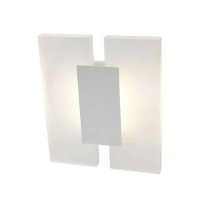 Kinkiet LED biały metalowy prostokątny 20cm MB1070S z serii JACOB - Lampy Italux