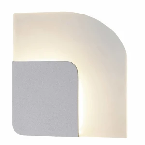 Kinkiet LED kwadratowy biały metalowy MB1280B z serii Lorelei - Lampy Italux