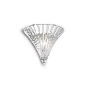 Kinkiet designerski SANTA AP1 SMALL TRASPARENTE 013060 - Ideal Lux