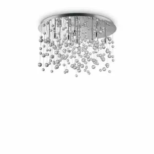 Plafon kryształowy NEVE PL12 CROMO 022239 - Ideal Lux