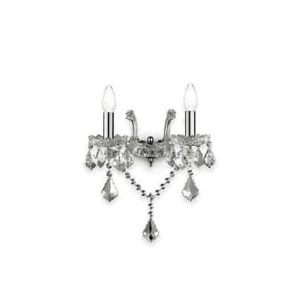Kinkiet kryształowy FLORIAN AP2 CROMO 035642 - Ideal Lux