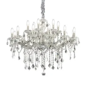 Lampa kryształowa wisząca FLORIAN SP18 CROMO 075150 - Ideal Lux