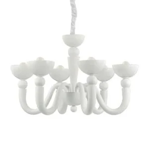 Lampa wisząca BON BON SP6 BIANCO 093994 - Ideal Lux