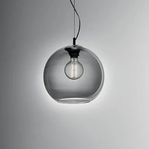Lampa wisząca nowoczesna NEMO SP1 D30 FUME' 094236 - Ideal Lux