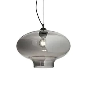 Lampa loft wisząca BISTRO' SP1 ROUND FUME' 120904 - Ideal Lux