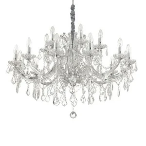 Lampa kryształowa wisząca NAPOLEON SP18 CROMO 167268 - Ideal Lux