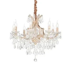 Lampa kryształowa wisząca NAPOLEON SP8 ORO 167398 - Ideal Lux