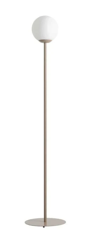 Aldex Lampa stojąca metalowa brązowo-biała 162cm 1080A17 z serii PINNE