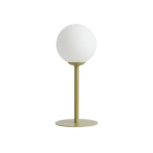 Aldex Lampa biurkowa metalowa zielono-biała 35cm 1080B12 z serii PINNE