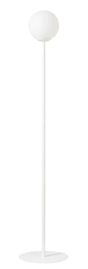 Aldex Lampa stojąca biała metalowa 162cm 1080A z serii PINNE
