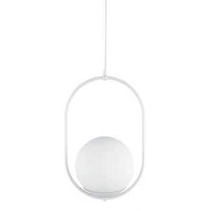Lampa wisząca minimalistyczna  KOBAN biała KOB111P0 - Ummo