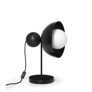 Lampa stołowa minimalistyczna z włącznikiem  KELLO czarna KST122P1 - Ummo