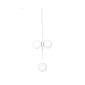 Lampa wisząca minimalistyczna kula FURIKO biała FUB311P0 - Ummo