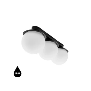 Lampa łazienkowa IP44 nowoczesna KUUL czarna KLB320S0 - Ummo
