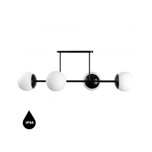 Lampa łazienkowa IP44 nowoczesna KOP czarna KPD420S3 - Ummo