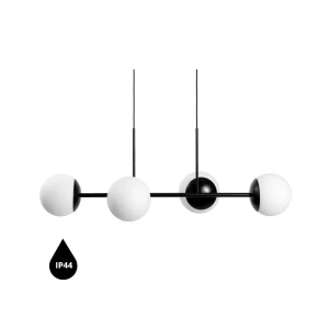 Lampa łazienkowa IP44 nowoczesna KOP czarna KPE422PS0 - Ummo