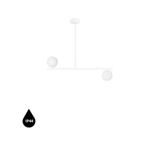 Lampa wisząca łazienkowa minimalistyczna IP44 SUGURI biała SGC311RS6 - Ummo