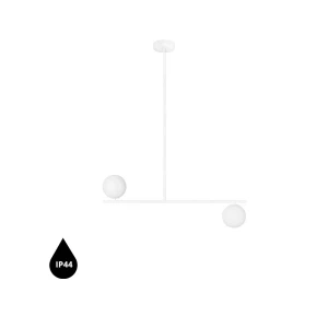 Lampa wisząca łazienkowa minimalistyczna IP44 SUGURI biała SGC311RS36 - Ummo