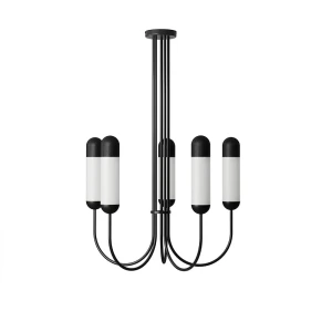 Lampa wisząca minimalistyczna  FUNSUI czarna FNB522R02 - Ummo