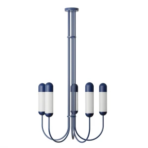 Lampa wisząca minimalistyczna granatowa FUNSUI FNB51313R03 - Ummo