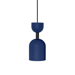 Lampa wisząca SUPURU granatowa z czarną rurkąSUA1213P0 - Ummo