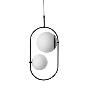 Plafon minimalistyczny KOBAN czarna KOC222P0 - Ummo