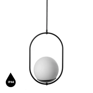 Lampa wisząca łazienkowa IP44 nowoczesna KOBAN czarna KOB122PS0 - Ummo