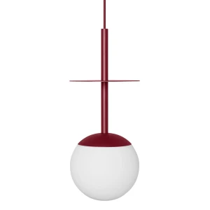 Lampa wisząca PLAAT A burgundowa PLA145P0 - Ummo