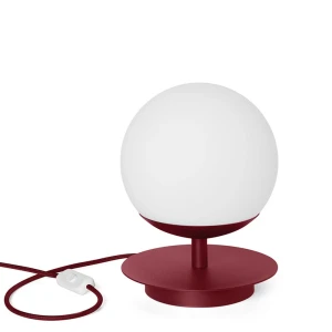 Lampa stołowa PLAAT ST burgundowa PLS154P1 - Ummo