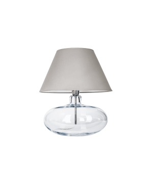 Lampa stołowa z szarym abażurem STOCKHOLM L005031206 - 4Concepts