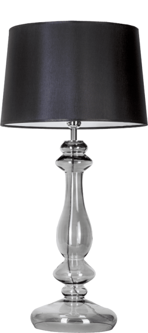 Lampa stołowa czarny klosz + dymiona podstawa VERSAILLES  L204361247 - 4concepts