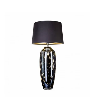 Lampa stołowa prestiżowa w centki z czarno złotym-kloszem CANNES L209062240 - 4Concepts