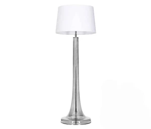 Lampa podłogowa dymiona podstawa + biały klosz  Zurich L213282259- 4Concepts