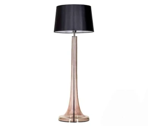 Lampa podłogowa elegancka do salonu Zurich Transparent Copper L213382258- 4Concepts