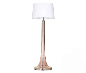 Lampa podłogowa do salonu Zurich Transparent Copper L213382259- 4Concepts