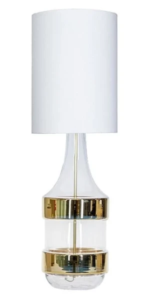 Lampa stołowa biały+złoty Biaritz Gold L223181302 - 4Concepts