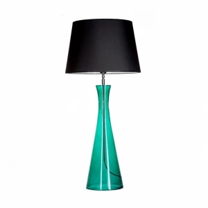 Lampa stołowa zielony butelkowy klosz czarny CHIANTI GREEN L236312229 - 4Concepts