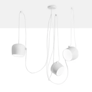 Nowoczesna Lampa wisząca Biała Rittoro ABR-SHIL-E27-G - Abruzzo