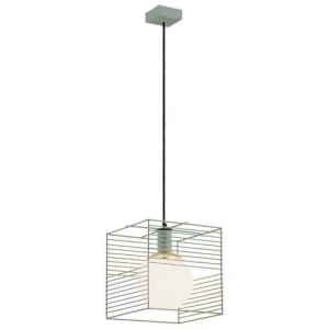 Lampa wisząca nowoczesna SINTRA 4228 zielona druciana - Argon