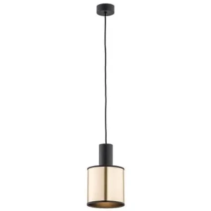 Lampa wisząca nowoczesna HERMAN 4248 czerń i złoto - Argon