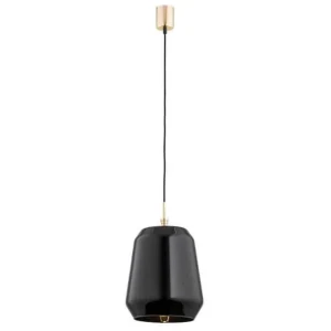 Lampa stylowa wisząca IRUN 4277 nowoczesna czarna+złoto - Argon